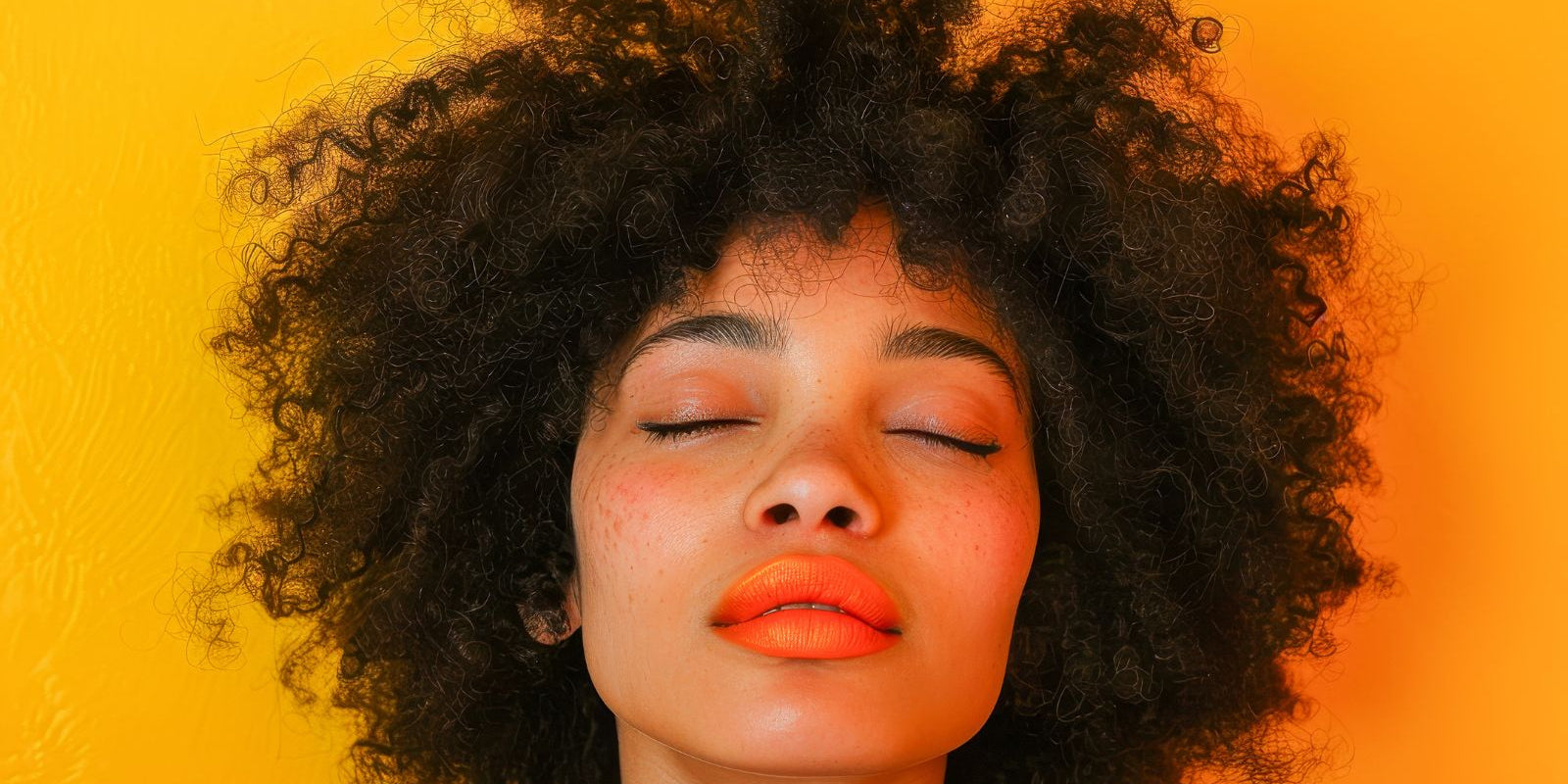 black curly haired woman