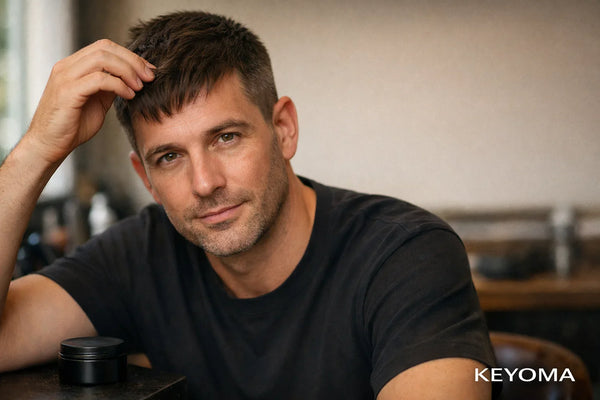 Best hair styles for men with thinning hair by Keyoma