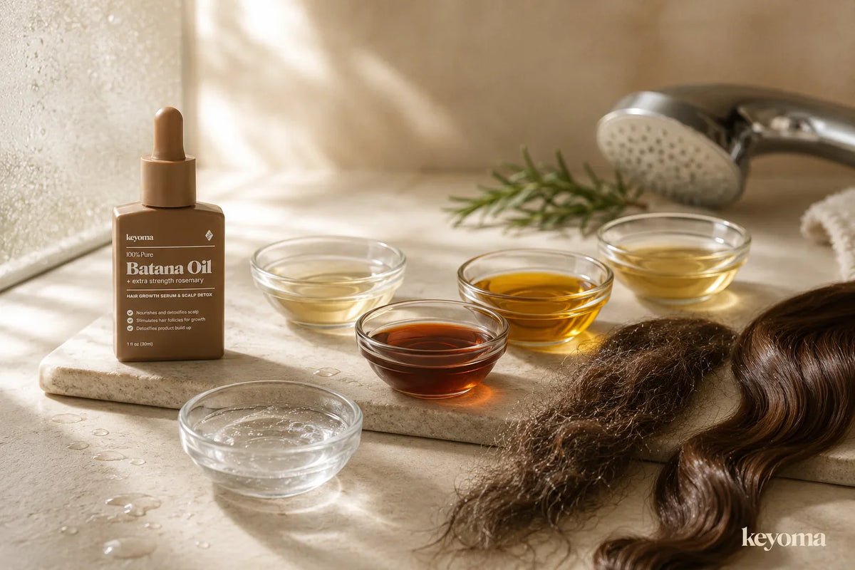 5 Best Oils for Hard Water Hair by Weight and Buildup Risk
