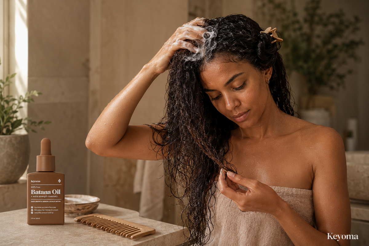hair-tangles-while-shampooing-batana-oil