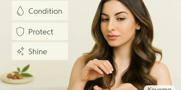 keyoma-argan-oil-condition-protect-shine-model