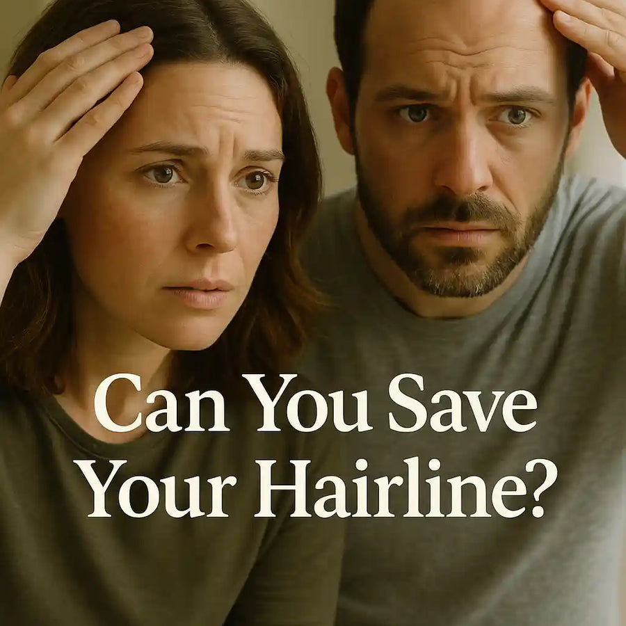 Keyoma hairline guide showing practical steps to save and regrow your hairline
