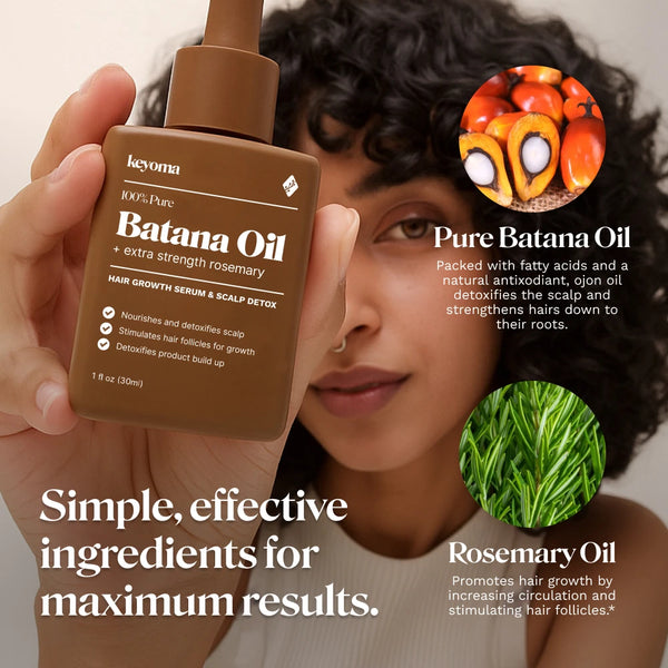 100% Pure Batana Oil & Rosemary Oil